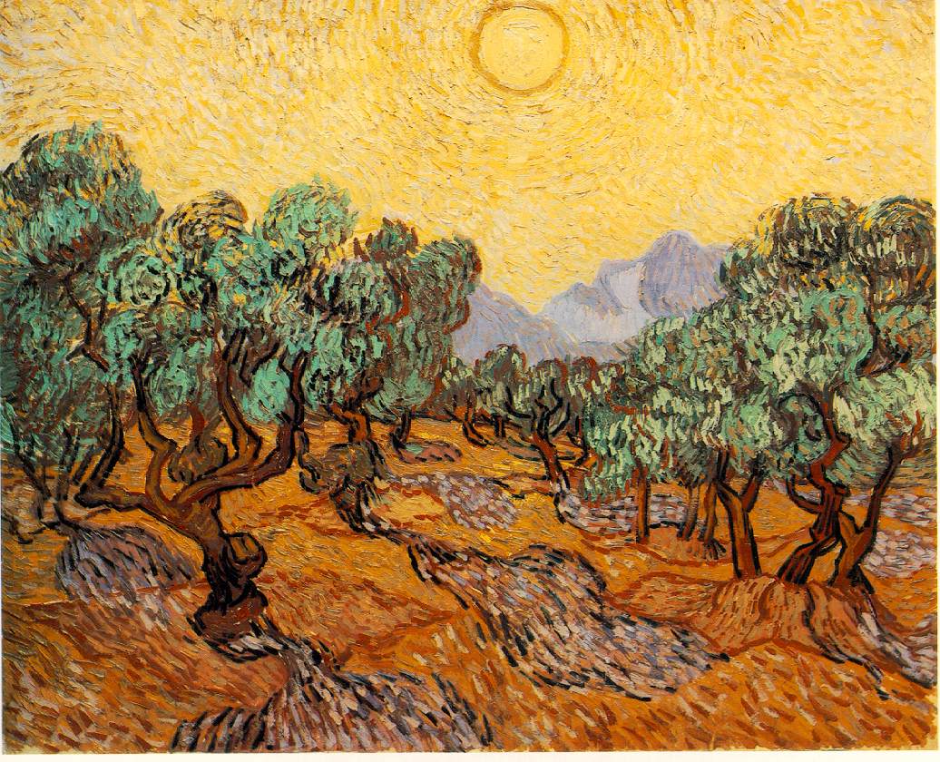 OLIVE TREES- van Gogh