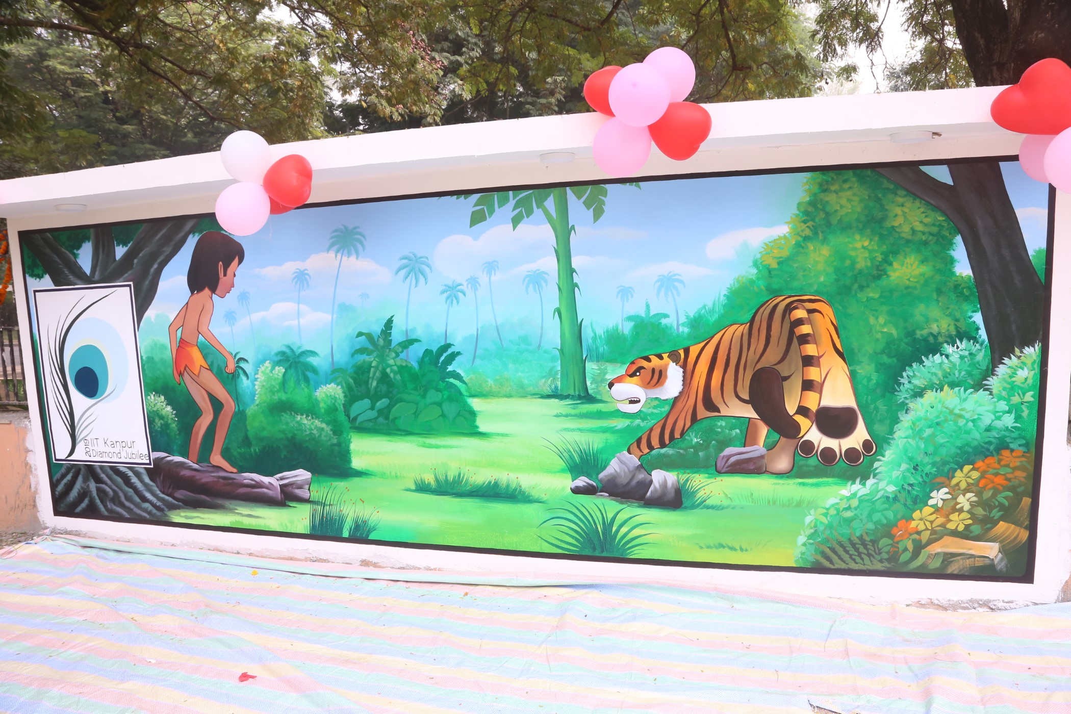 Inauguration of the wall of art on Children's Day 2019