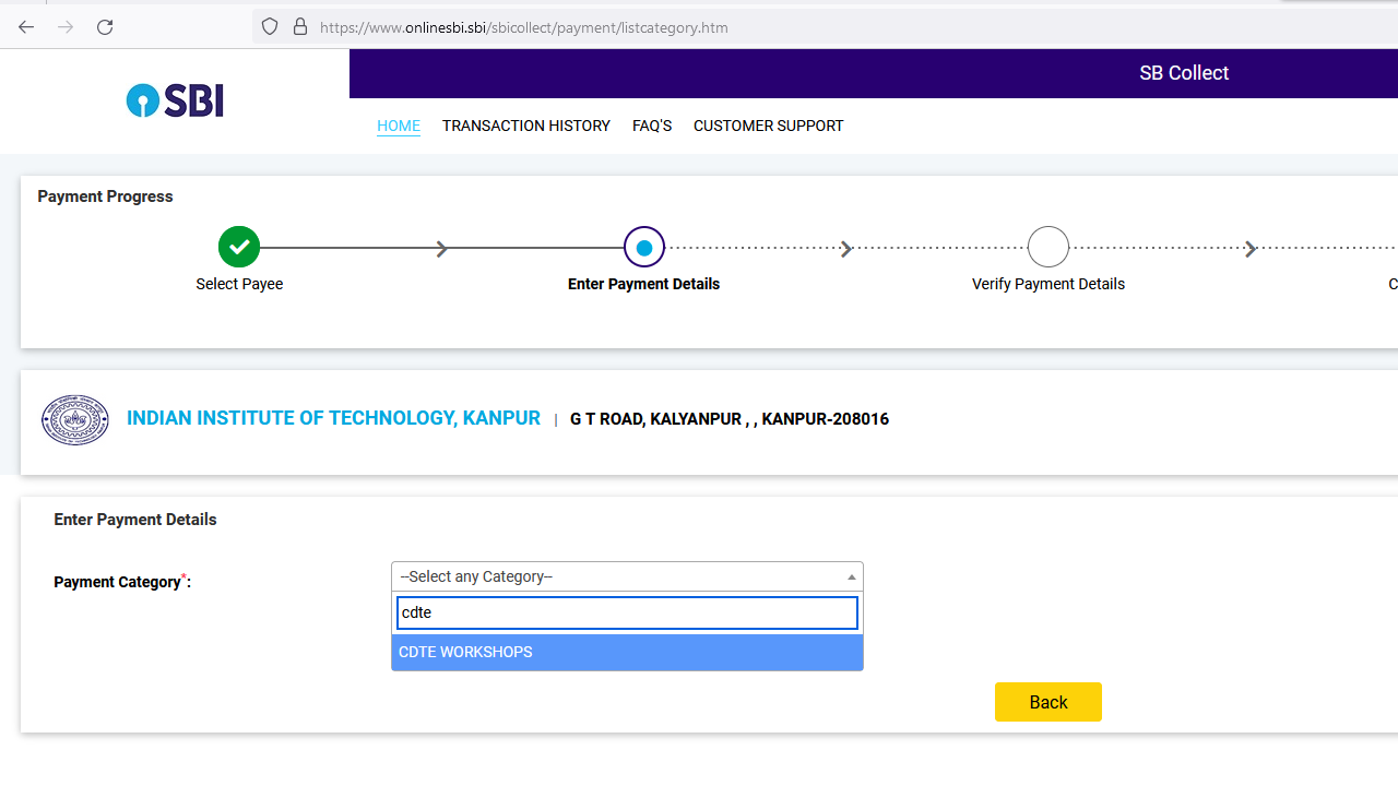 SBI Collect CCE IIT Kanpur