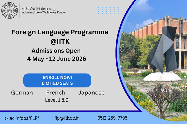 Foreign Language Programme @ IITK Admissions 2026