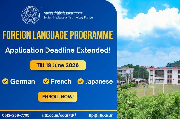 Foreign Language Programme @ IITK Admissions 2026