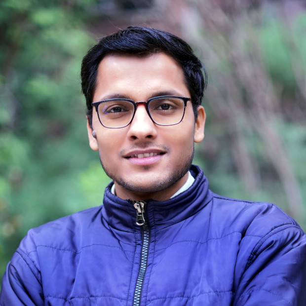 Portrait of Mr. Utsav Mishra, Assistant Project Manager