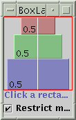 Three center-aligned components