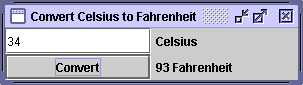 The CelsiusConverter GUI