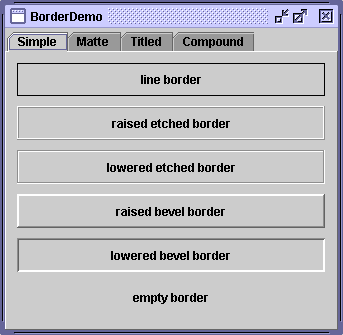 BorderDemo: Simple Borders