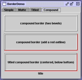 BorderDemo: Compound Borders