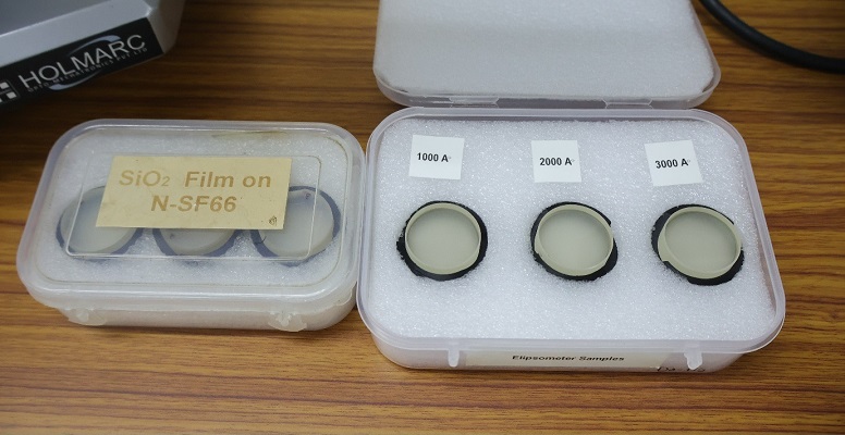 Standard Samples Used in Ellipsometer