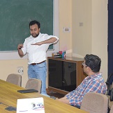 Dr. Siddhartha Omar, post-doctorate research fellow at the University of Groningen, was delivered a talk on Analog spin-electronics with Graphene/hBN heterostructures on Nov. 01, 2019