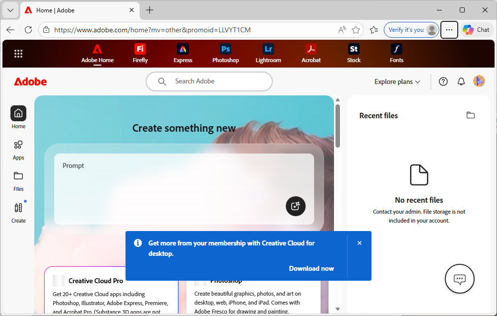 Download Creative Cloud