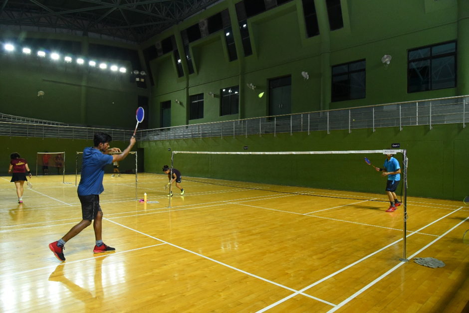 Badminton facilities at IIT Kanpur
