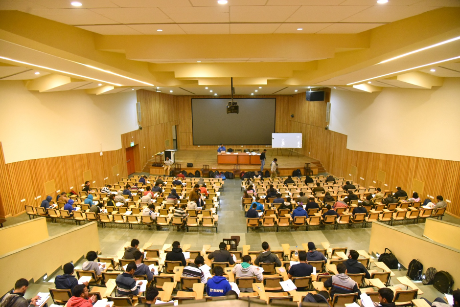 Lecture hall at IIT Kanpur