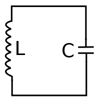 LC circuit diagram